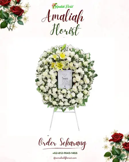 Krans Bunga Duka Campang Raya